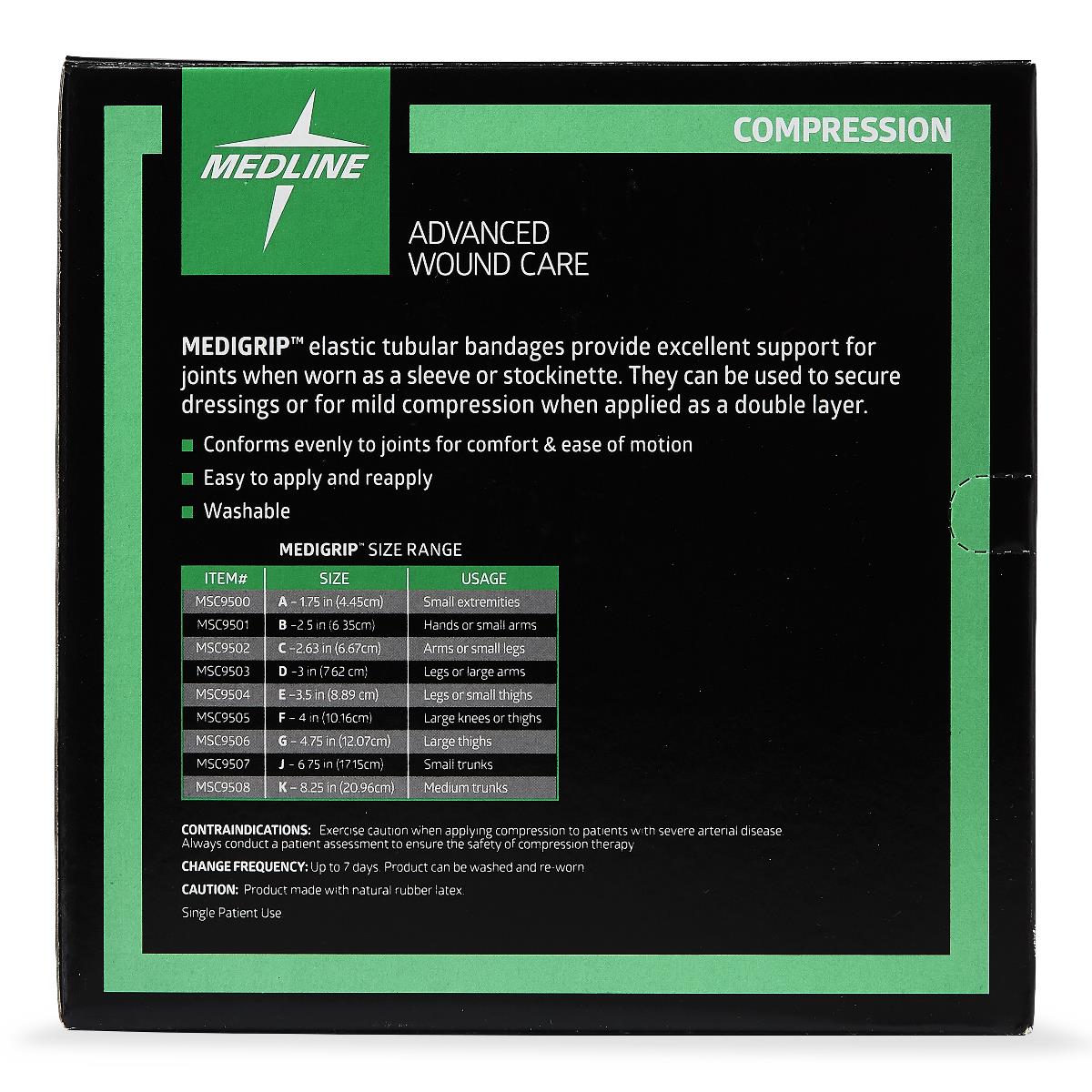 Vendaje de Soporte Tubular Elástico Medigrip