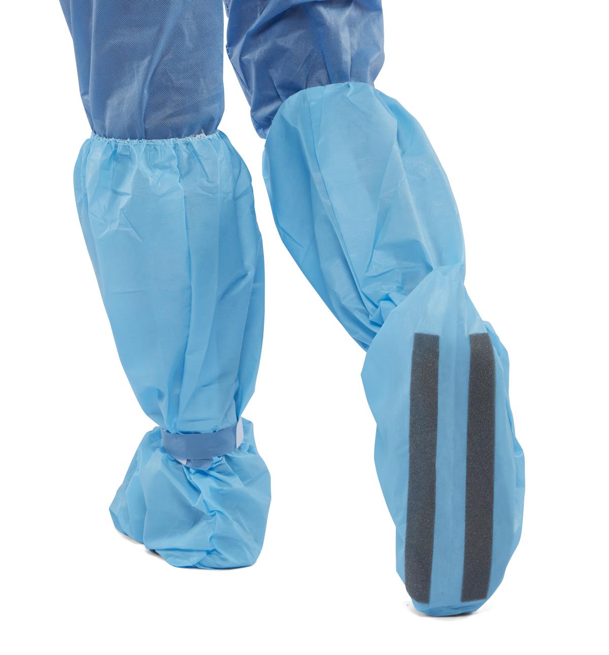 Cubrebotas Impermeable con Velcro hasta la rodilla, Base de Espuma Antideslizante, talla normal/grande