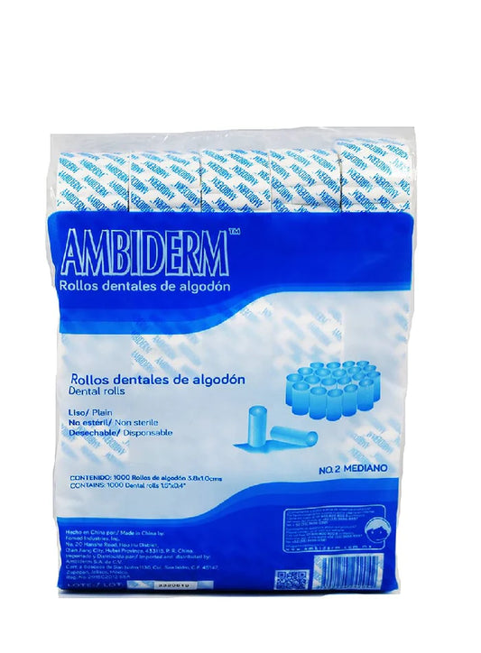 Rollo de Algodón Dental Liso