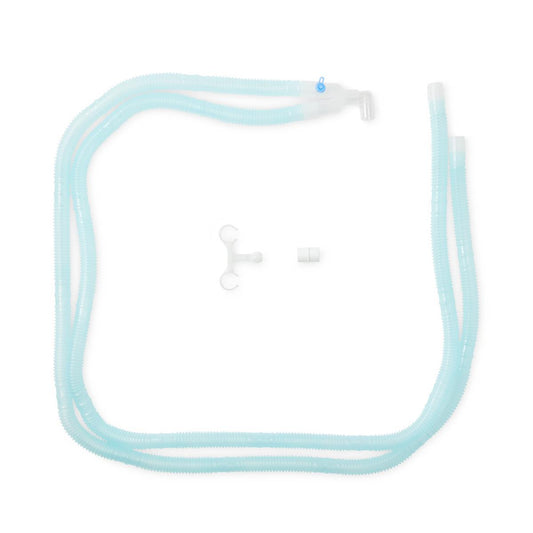 Circuito de ventilación recto con conector recto, tubo de 72"