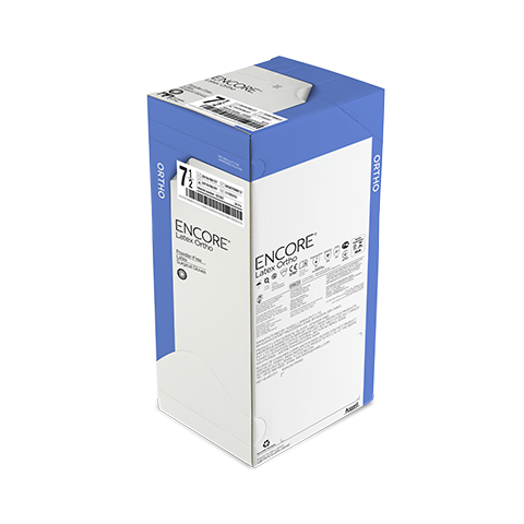 Guante Quirúrgico de Látex Ortopédico Libre de Polvo ENCORE® Ansell