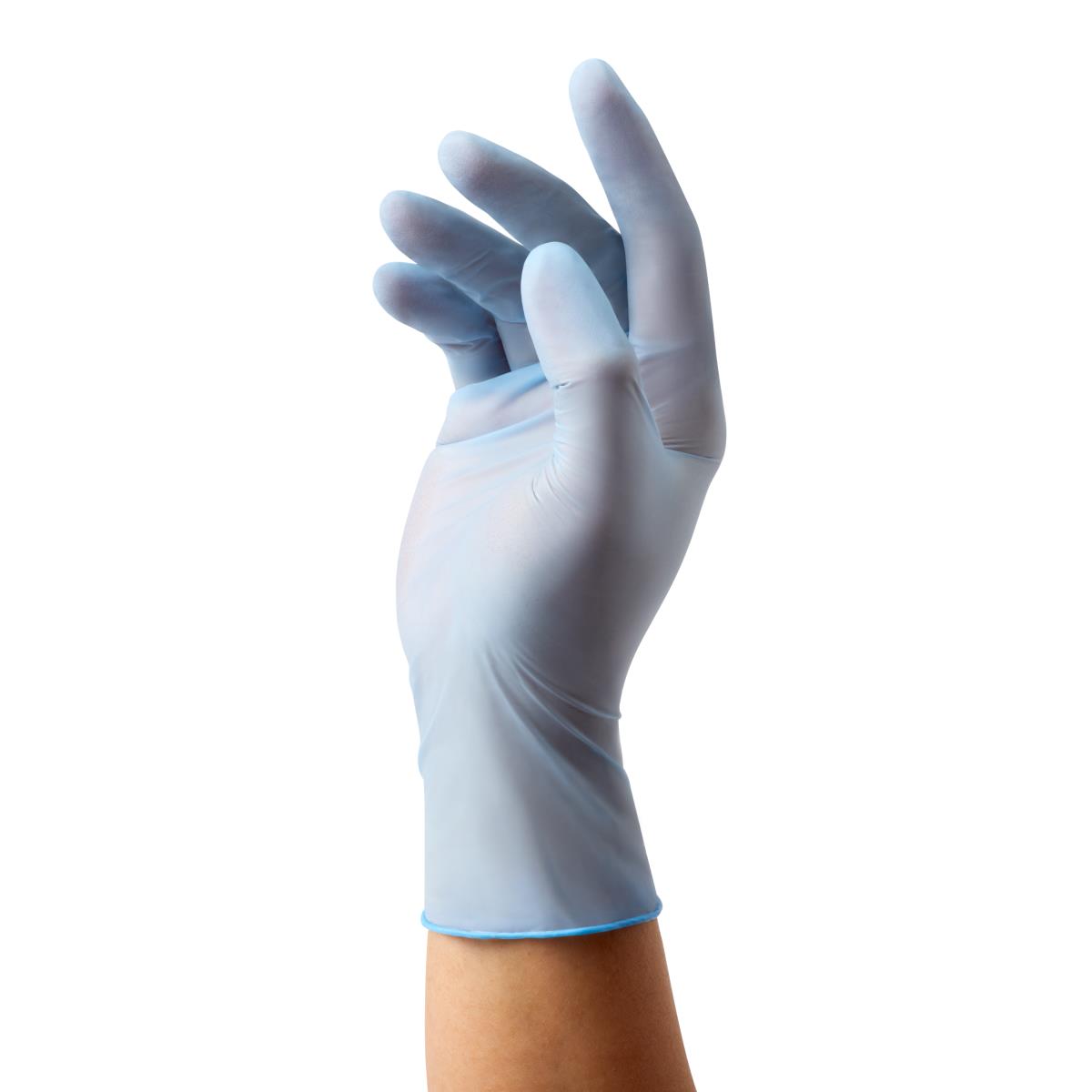 Guantes de examen de nitrilo sin talco MediGuard ES, talla L