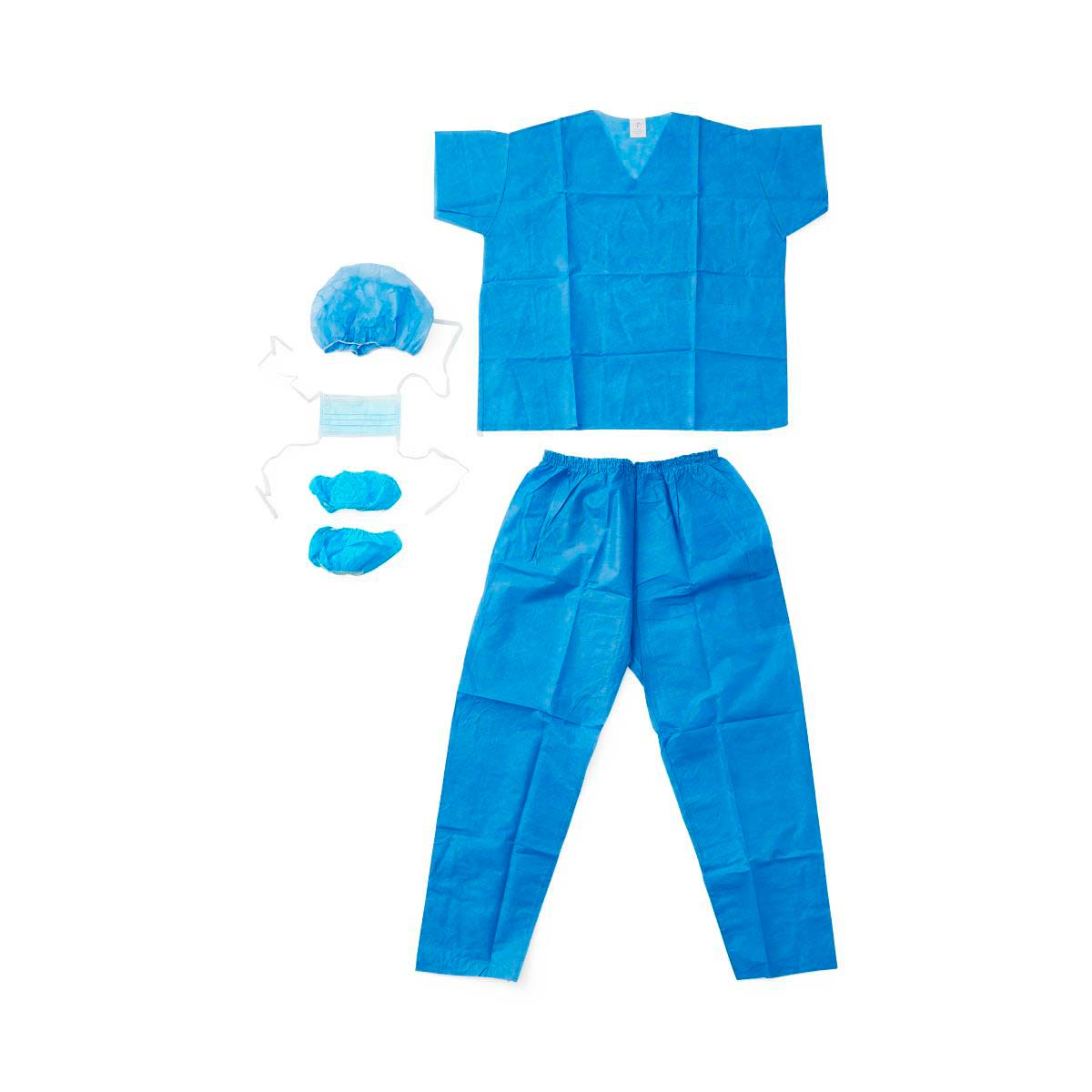 Kit desechable de ropa quirúrgica para acompañante