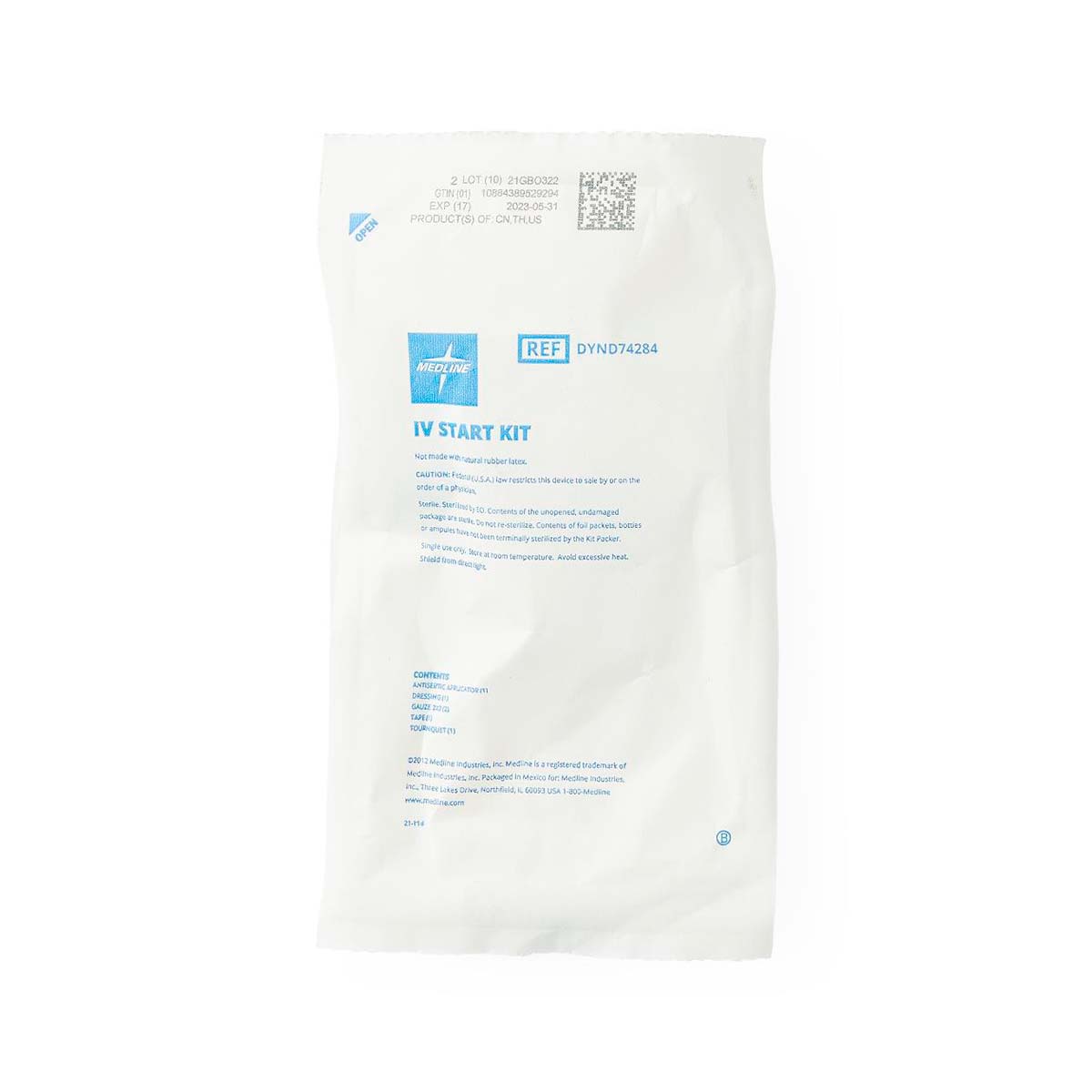 Kit estéril para vía intravenosa