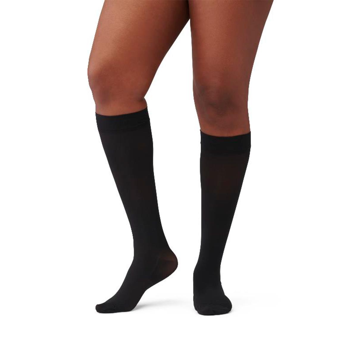 Medias de compresión a la rodilla Curad talla A negra