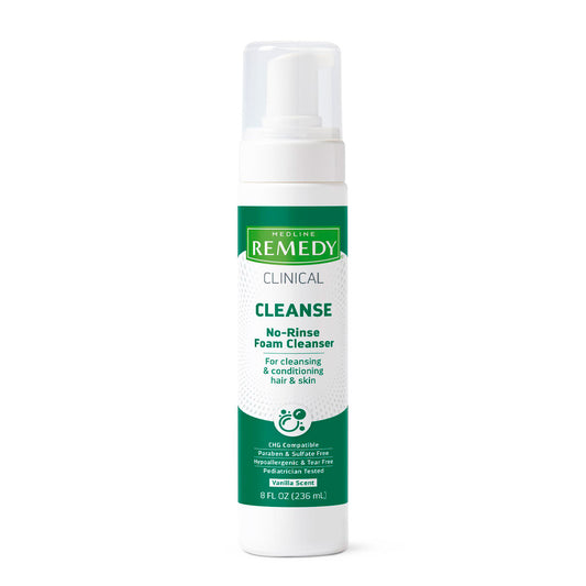 Remedy Clinical Limpiador de piel en espuma sin enjuague, 8 oz