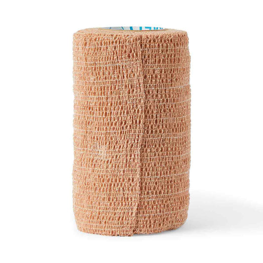 Vendas látex autoadherentes no estériles CoFlex Med, canela, 4" x 5 yardas