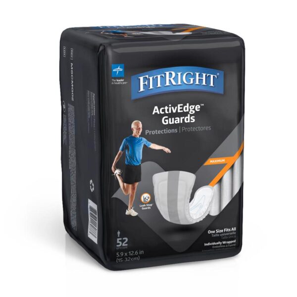 FitRight Active Guards Protectores de incontinencia para hombre