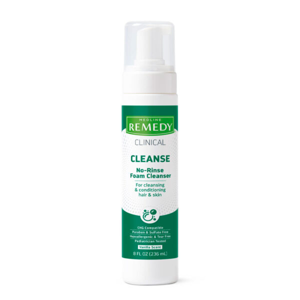 Remedy Clinical Limpiador de piel en espuma sin enjuague, 8 oz